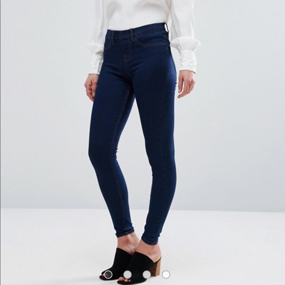 New Look Emilee Rinse Blue Jegging